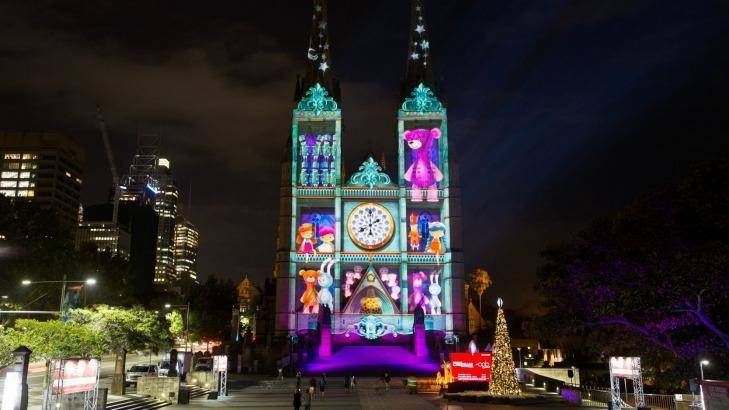 St Mary's Cathedral will serve as the backdrop for a family-friendly animation of Christmas classic The Nutcracker Suite. Photo: Edwina Pickles