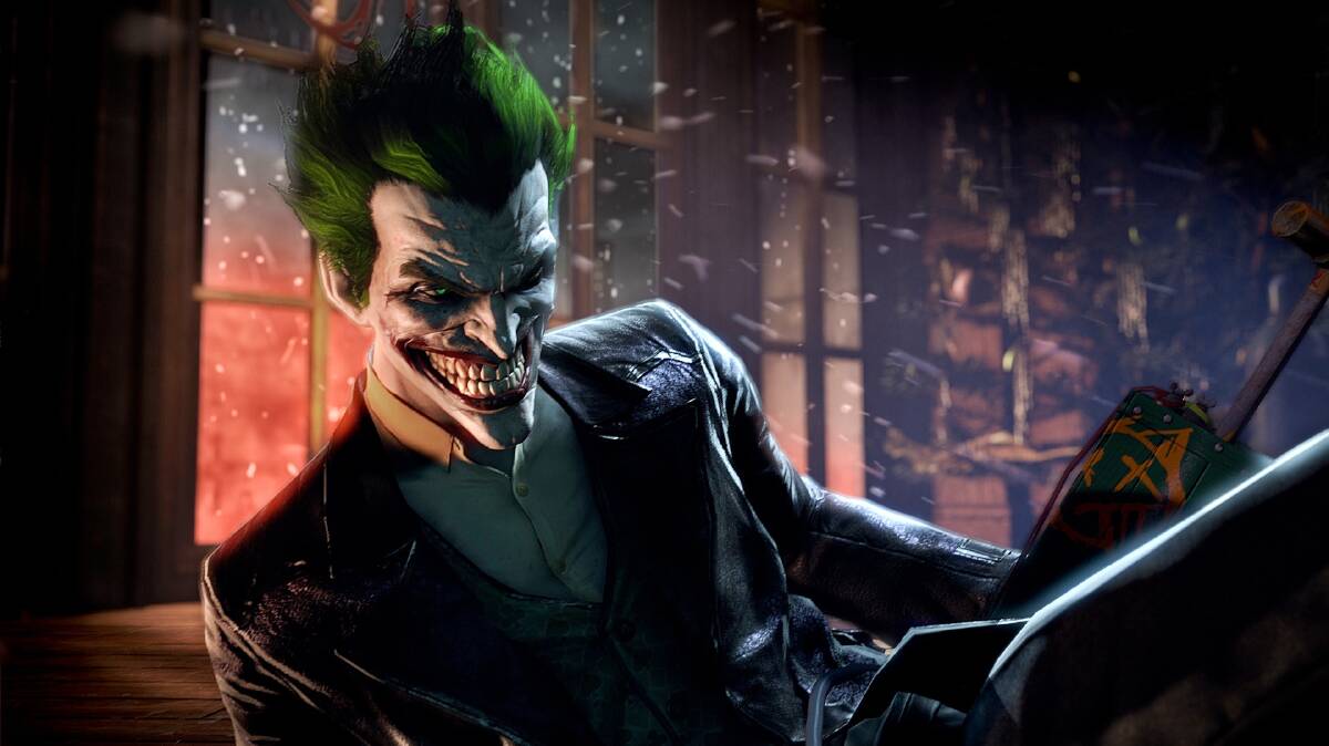 Why so serious?: Also in 2013, Baker replaced succeeded Mark Hamil as the voice of the joker in Arkham Origins. Picture: Warner Bros. Interactive Entertainment