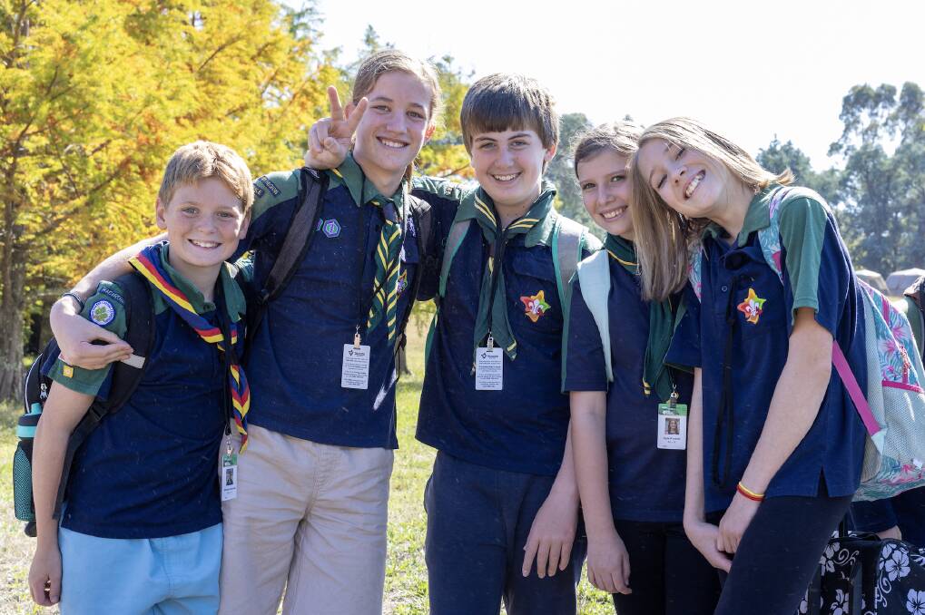 Sutherland Shire Scouts join an inaugural camp hosted by Australian Governor-General David Hurley. Picture supplied