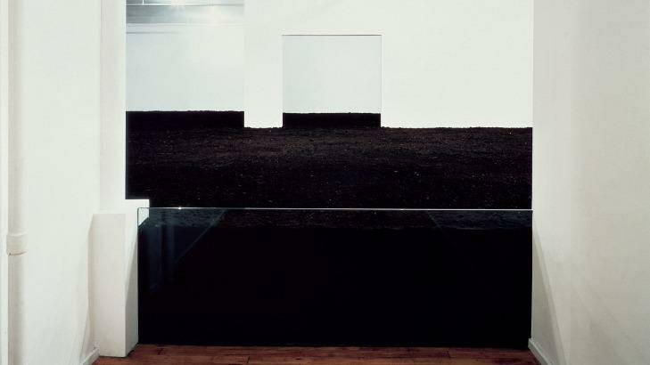 Walter De Maria, The New York Earth Room, 1977. Long-term installation at 141 Wooster Street, New York City.