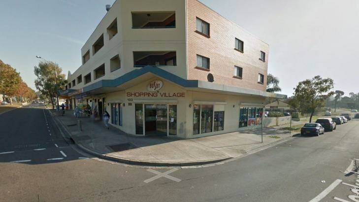 The Busby Shopping Village where Abdul Raad slipped and fell. Photo: Google StreetView