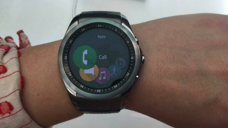 The LG Watch Urbane LTE is filled with features, runs without a phone nearby and uses LG's own operating system, but doesn't look quite as nice as the Watch Urbane. Photo: Hannah Francis