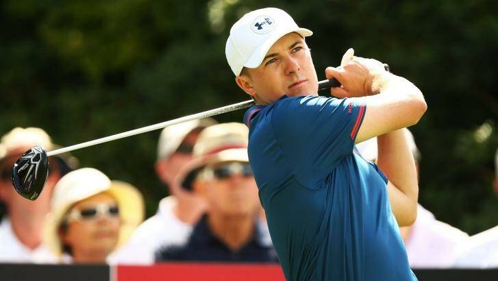 Faster, higher, longer:  Jordan Spieth is taking the Olympics seriously. Photo: Peter Rae
