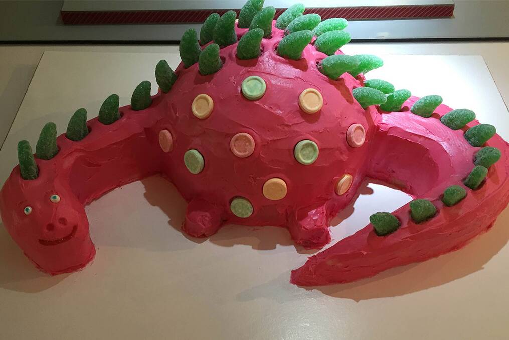 Pink dragon cake. Photo: Supplied