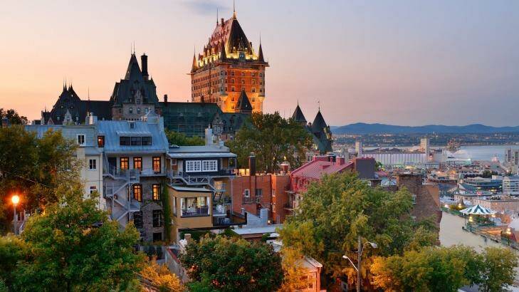 Quebec City skyline with Chateau Frontenac. Photo: iStock