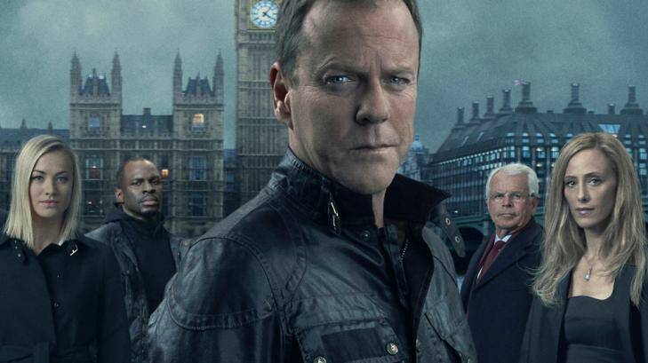 "A total professional": Kiefer Sutherland's 24 co-stars come out in his defence. Photo: Supplied