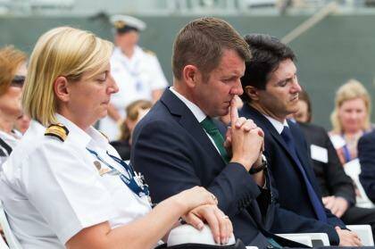 Premier Mike Baird MP  has announced  NSW public service jobs would be found for young veterans leaving the Defence Force.  Photo: Edwina Pickles