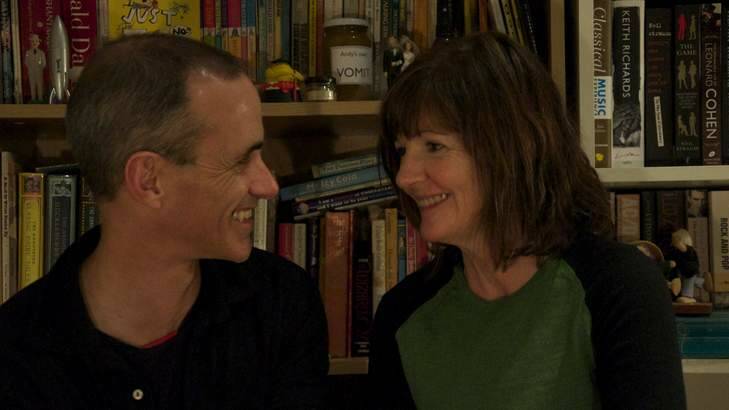 Work and play: Andy Griffiths and his wife Jill. Photo: courtesy of Andy Griffiths