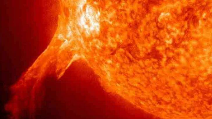 Hot spot: a burst of magnetism from the sun just missed Earth two years ago. Photo: NASA