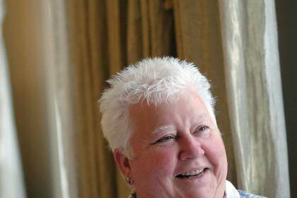 Writer Val McDermid enjoys a wine that has "noir in the title". Photo: Vince Caligiuri/Getty Images