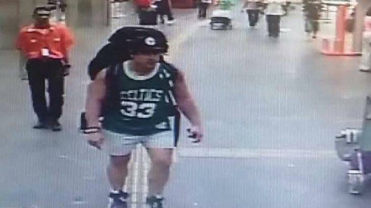 The last known photo of Rye Hunt shows him walking through Galeao International Airport in Rio de Janeiro, on May 21. Photo: Supplied