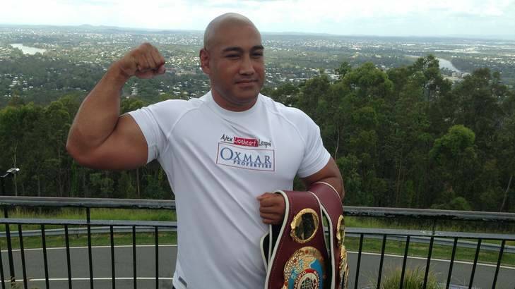 Logan truck driver Alex Leapai will have the hopes of a nation on his broad shoulders when he fights Wladimir Klitschko. Photo: Scott Beveridge
