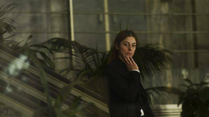 Fatima Hammoud after listening to her husband,
Anthony Andjic, give evidence at the ICAC.  Photo: Kate Geraghty