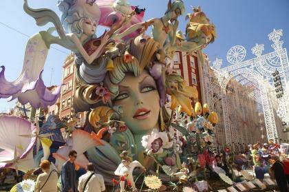 One of the giant papier mache creations at Las Fallas festival, Valencia.  Photo: iStock