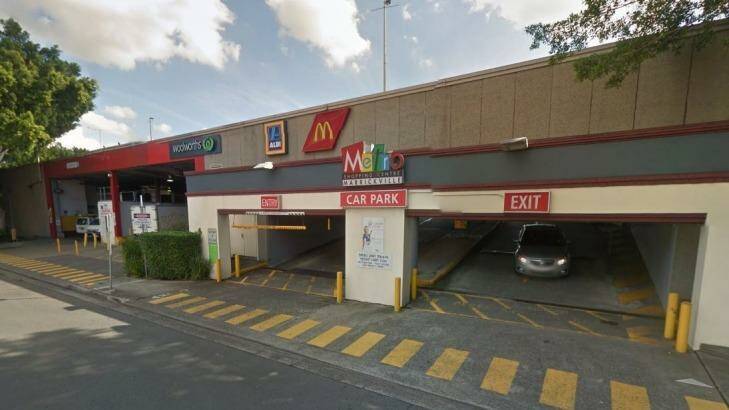 The car park at Marrickville Metro shopping centre where the arrest occurred Photo: Google Maps