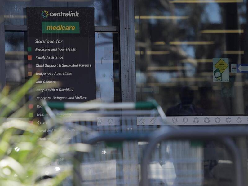 More than 500,000 Centrelink and Medicare claims have been processed from the backlog in 10 weeks. (Tracey Nearmy/AAP PHOTOS)