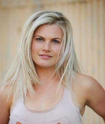 Surfs up: Bonnie Sveen as Ricky Sharpe on Home And Away. Photo: Supplied