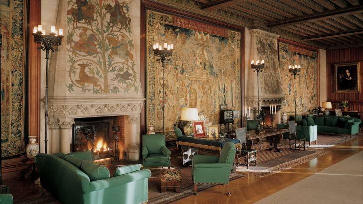 Tapestry gallery at Biltmore House.