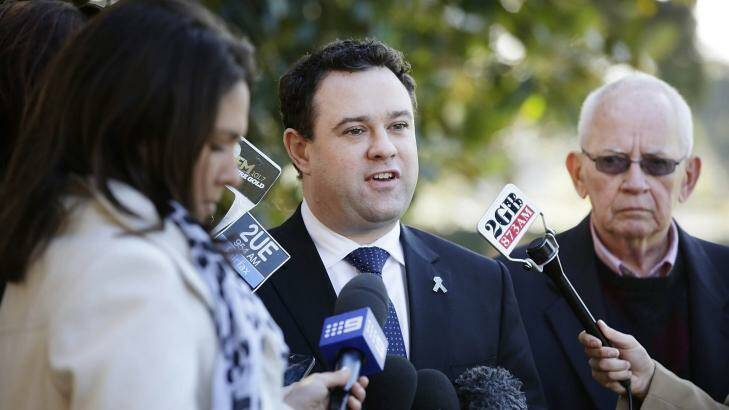 Co-owns racehorses: Sports Minister Stuart Ayres. Photo: Getty Images/Jessica Hromas