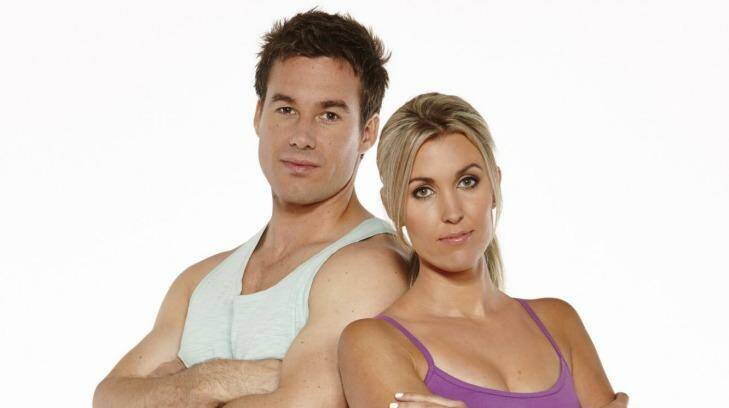 Personal trainers Tim and Jackie, one of the couples on Seven Year Switch. Photo: Seven