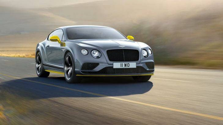 Racing legend John Bowe drove a Bentley Continental GT Speed in the ad. Photo: Supplied
