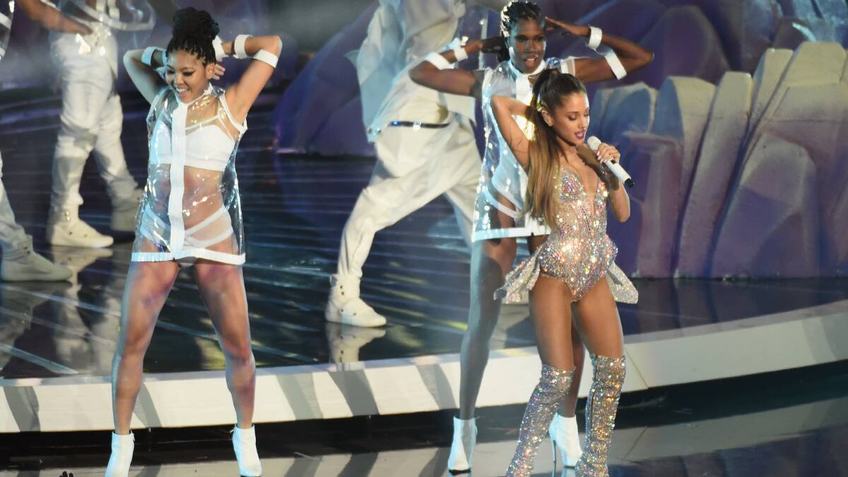 Recording artist Ariana Grande performs onstage during the 2014 MTV Video Music Awards. PHOTO: Getty Images