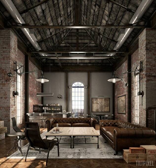 Raw, rough, rather pretty - the Industrial look is perfect for those on a budget.
